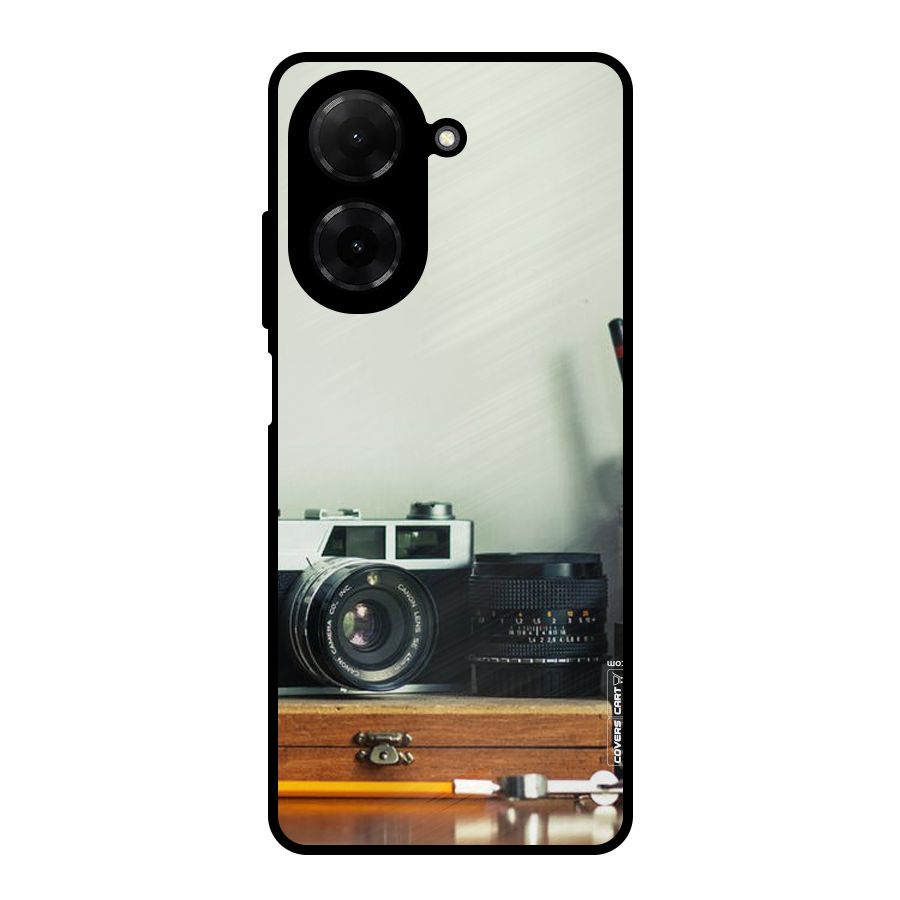 Photographer Desk Metal Back Case for Redmi A5 4G