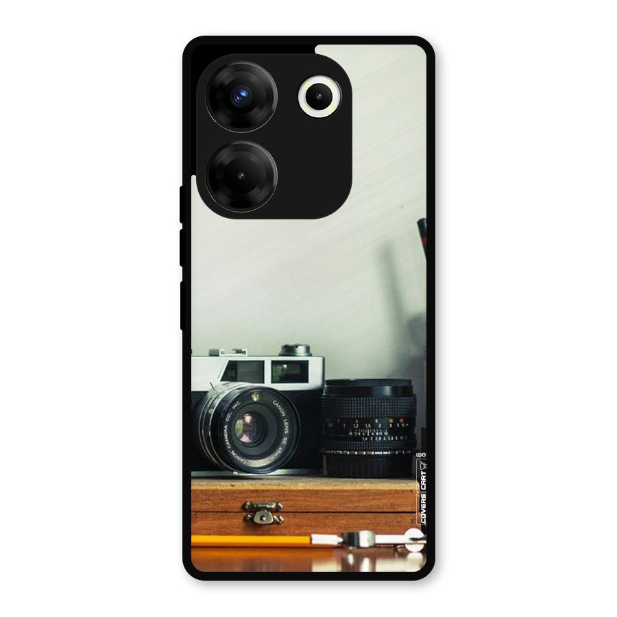 Photographer Desk Metal Back Case for Tecno Camon 20