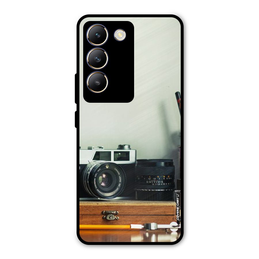 Photographer Desk Metal Back Case for Vivo T3 5G