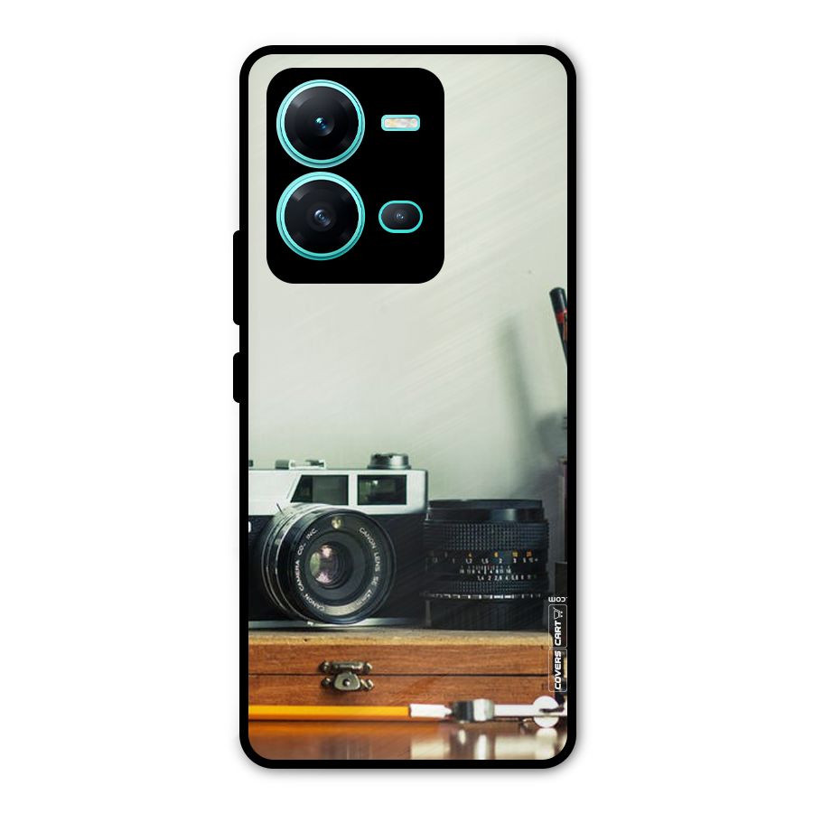 Photographer Desk Metal Back Case for Vivo V25