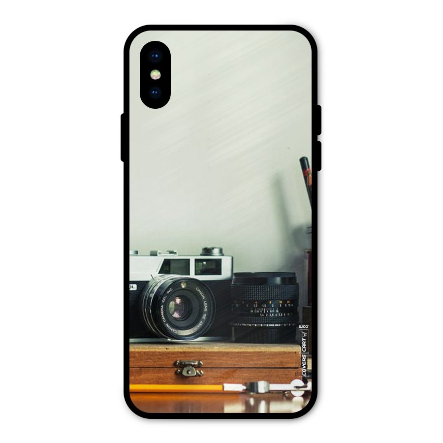 Photographer Desk Metal Back Case for iPhone X