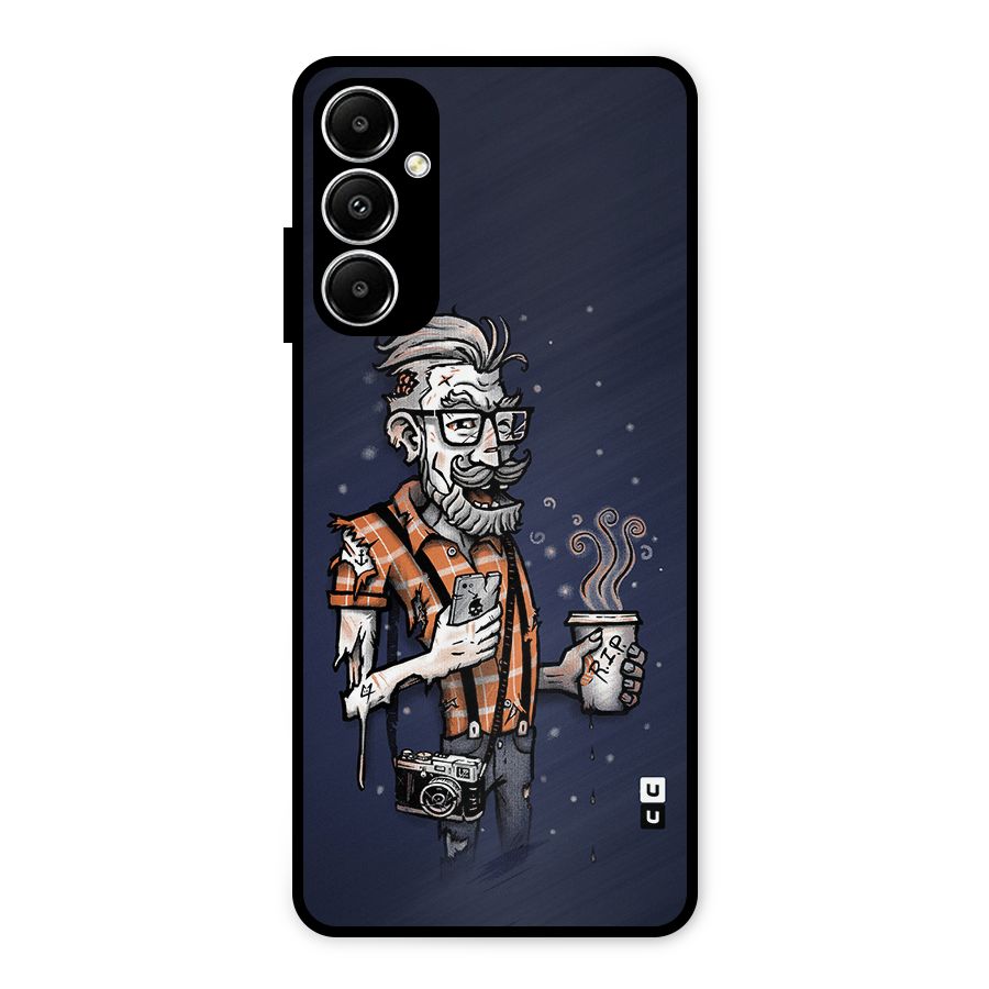 Photographer illustration Metal Back Case for Galaxy A05s