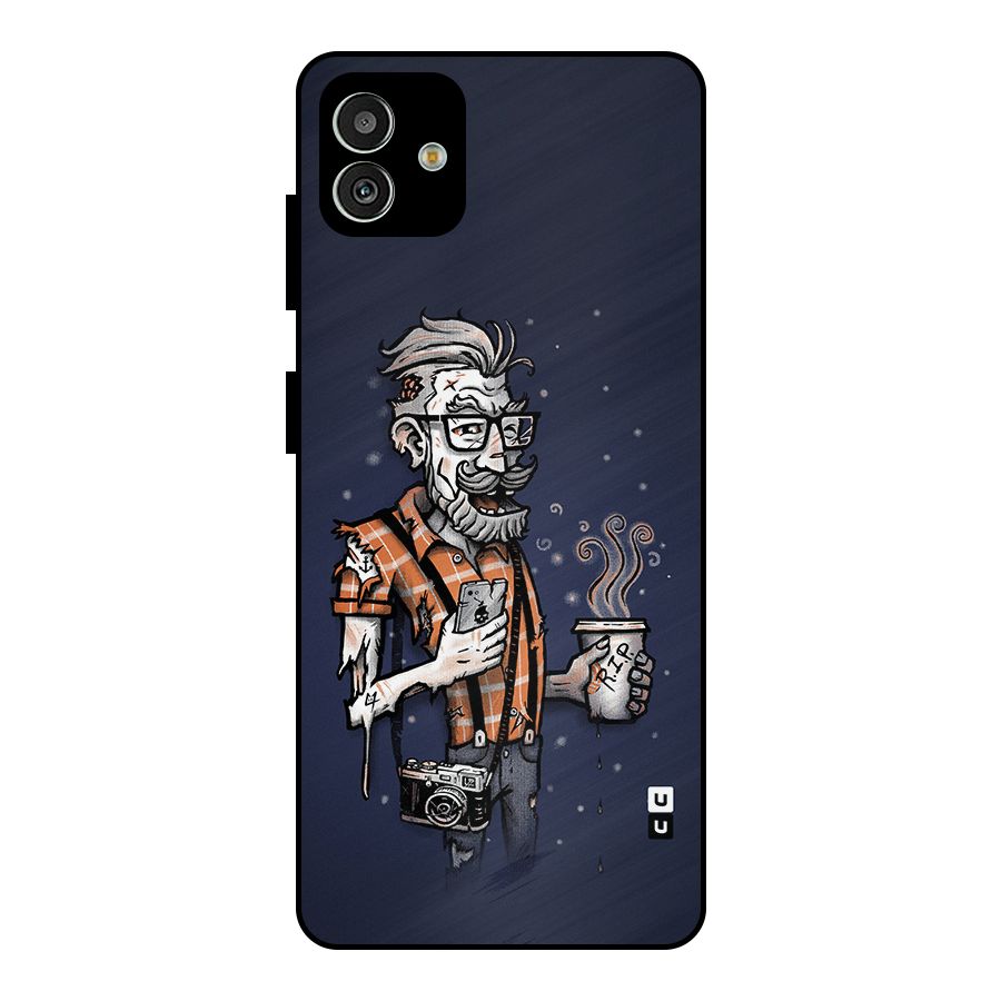 Photographer illustration Metal Back Case for Galaxy M13 5G