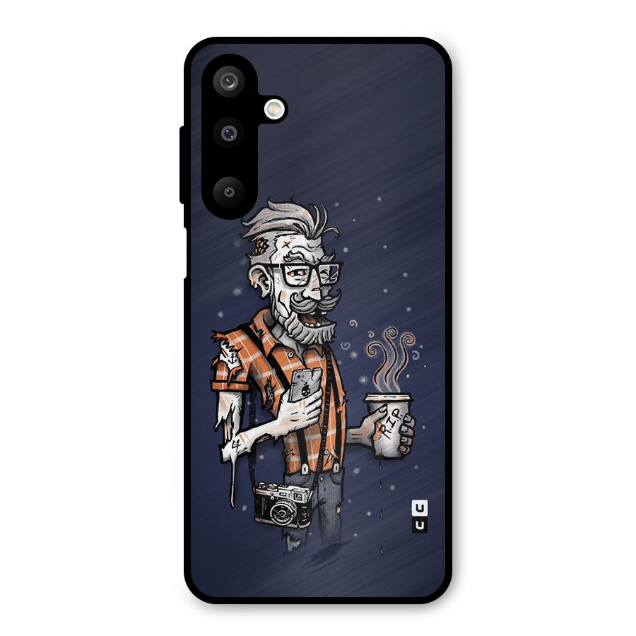 Photographer illustration Metal Back Case for Galaxy M16