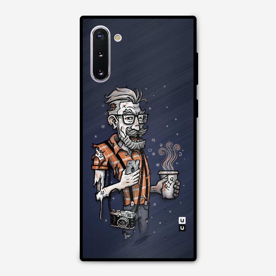 Photographer illustration Metal Back Case for Galaxy Note 10