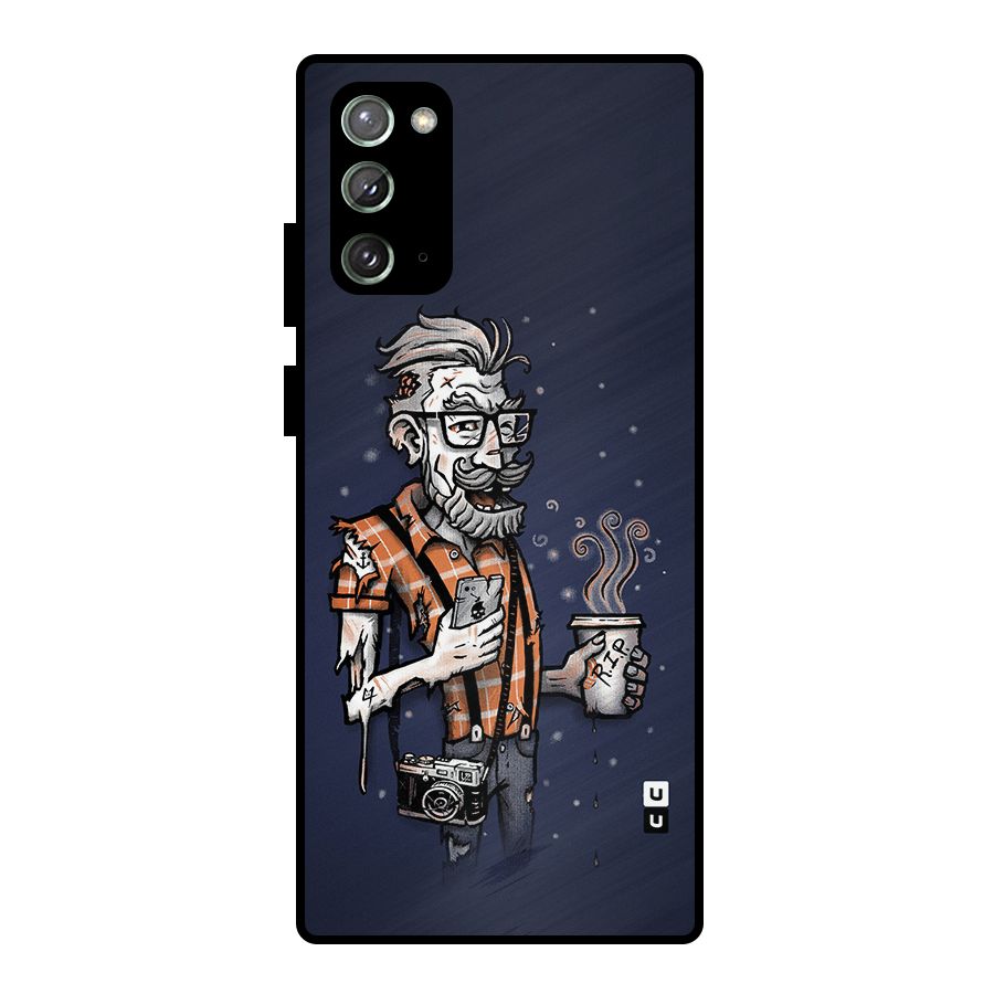 Photographer illustration Metal Back Case for Galaxy Note 20