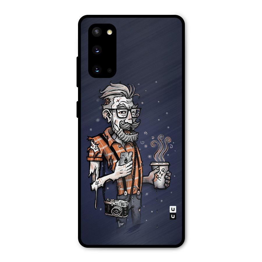 Photographer illustration Metal Back Case for Galaxy S20