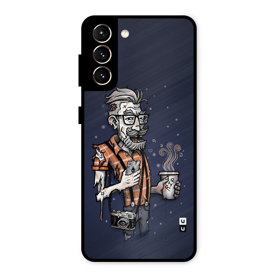Photographer illustration Metal Back Case for Galaxy S21 5G