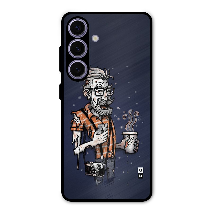 Photographer illustration Metal Back Case for Galaxy S24