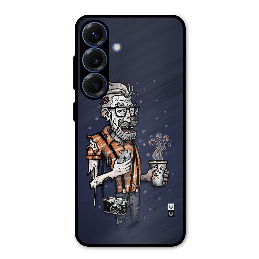 Photographer illustration Metal Back Case for Galaxy S25