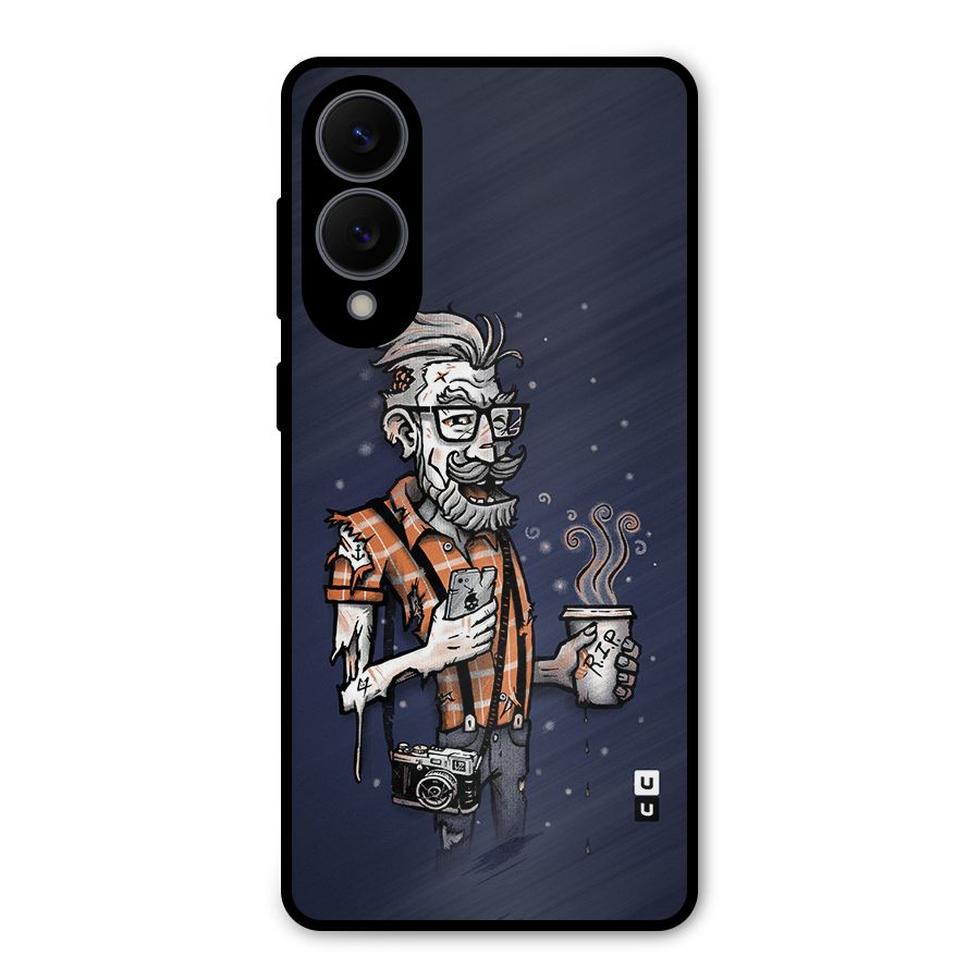 Photographer illustration Metal Back Case for Galaxy S25 Edge