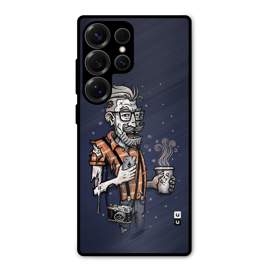 Photographer illustration Metal Back Case for Galaxy S25 Ultra