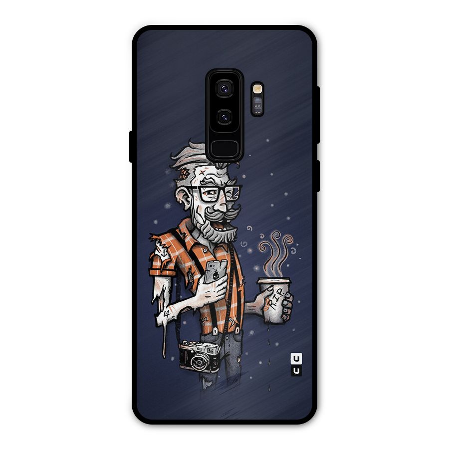 Photographer illustration Metal Back Case for Galaxy S9 Plus
