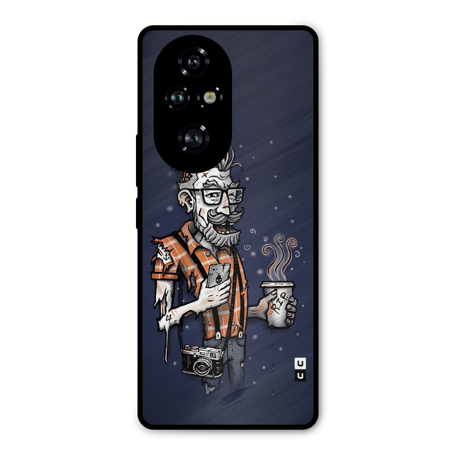 Photographer illustration Metal Back Case for Honor 200 Pro