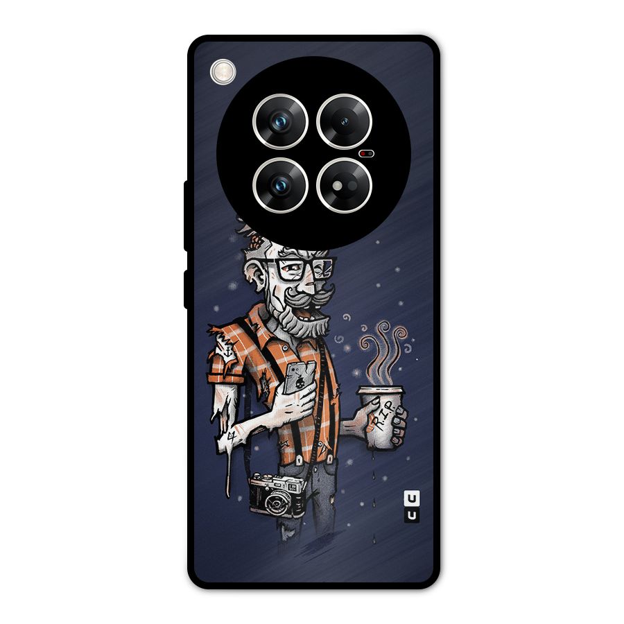 Photographer illustration Metal Back Case for Infinix Zero 40 5G