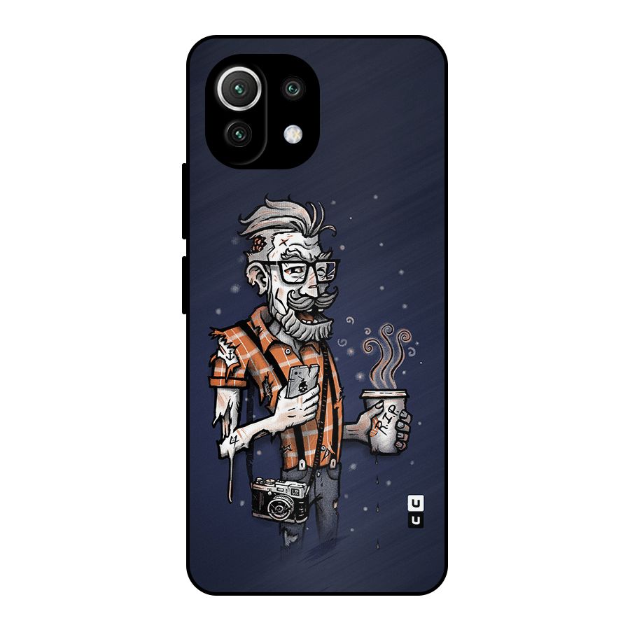 Photographer illustration Metal Back Case for Mi 11 Lite NE 5G