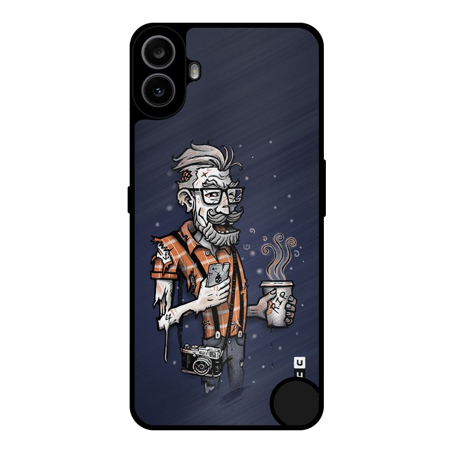 Photographer illustration Metal Back Case for Nothing CMF Phone 1