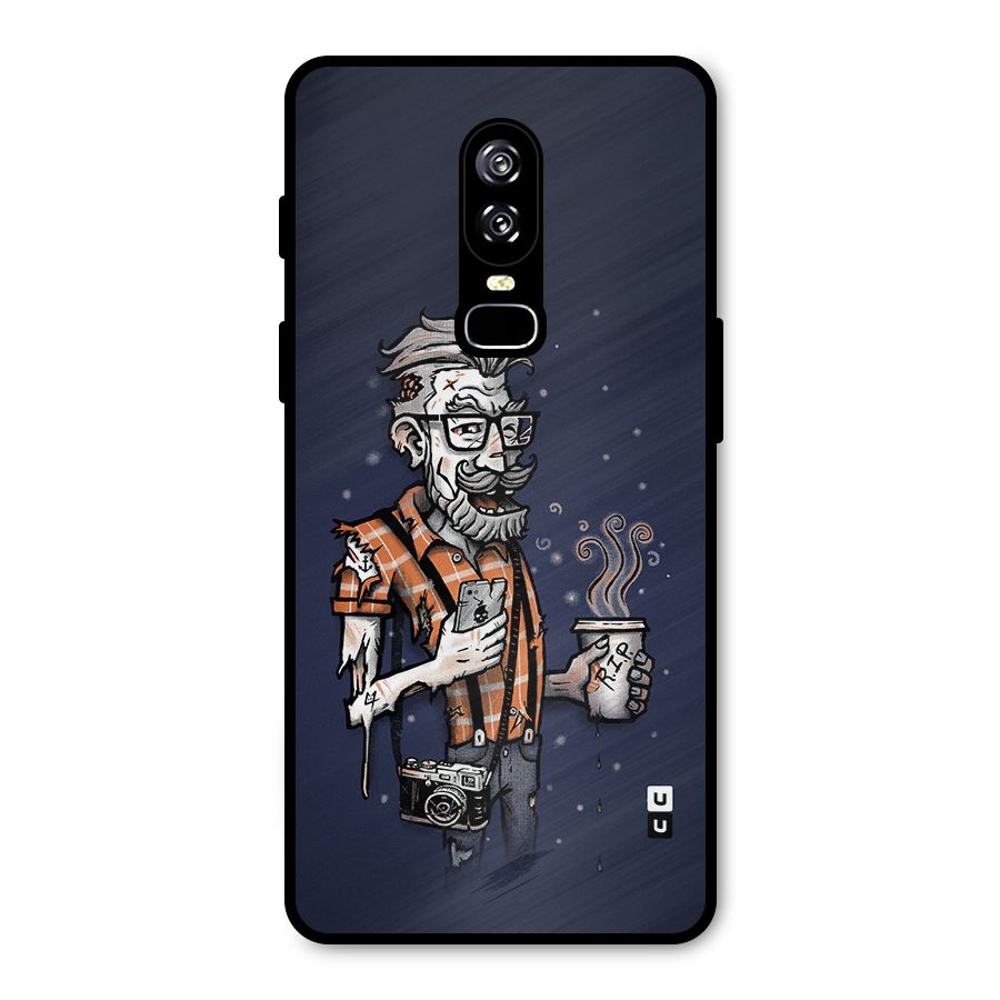 Photographer illustration Metal Back Case for OnePlus 6