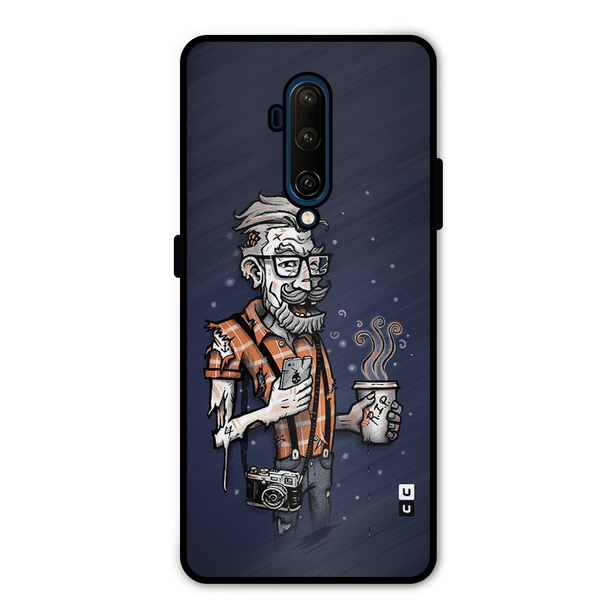 Photographer illustration Metal Back Case for OnePlus 7T Pro