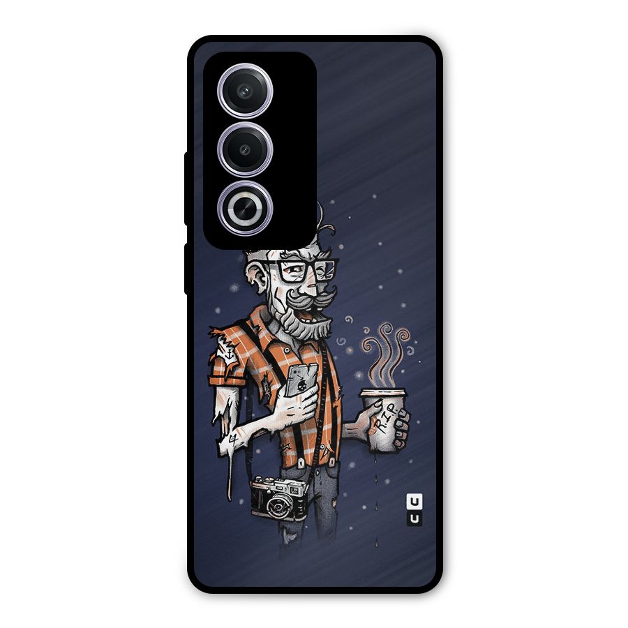 Photographer illustration Metal Back Case for Oppo A3 Pro