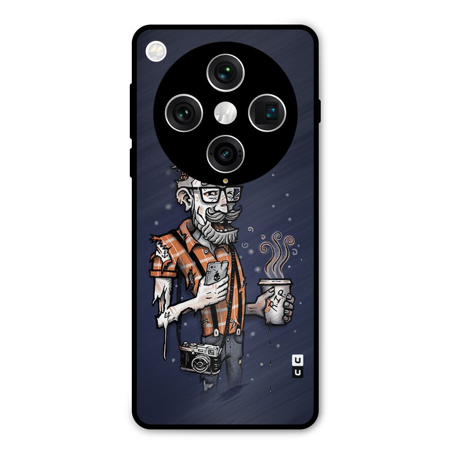 Photographer illustration Metal Back Case for Oppo Find X8 Pro