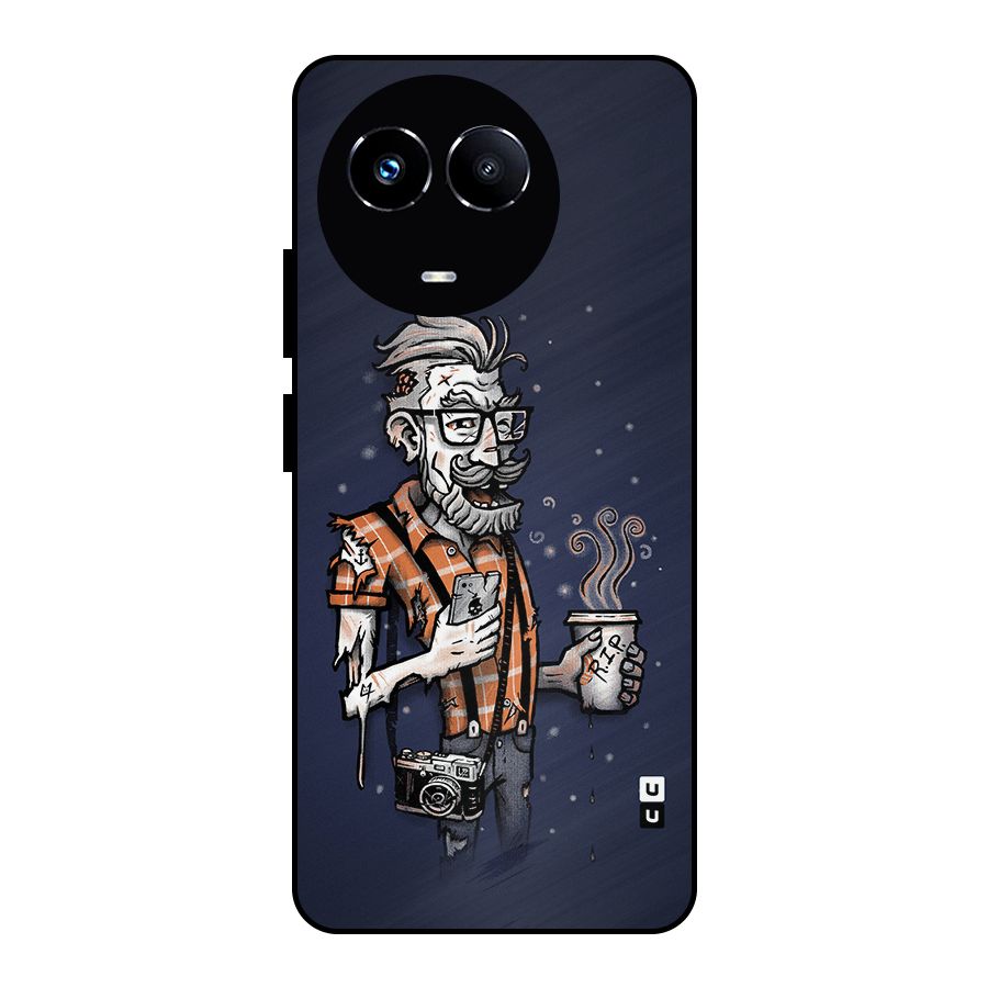 Photographer illustration Metal Back Case for Realme 11 5G