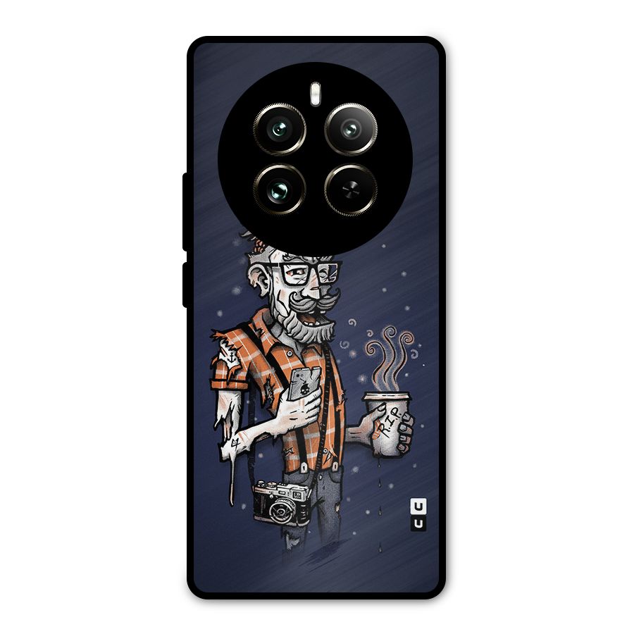 Photographer illustration Metal Back Case for Realme 12 Pro