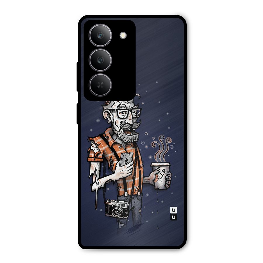 Photographer illustration Metal Back Case for Realme 14x