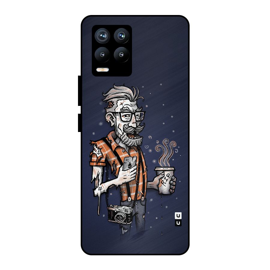 Photographer illustration Metal Back Case for Realme 8 Pro