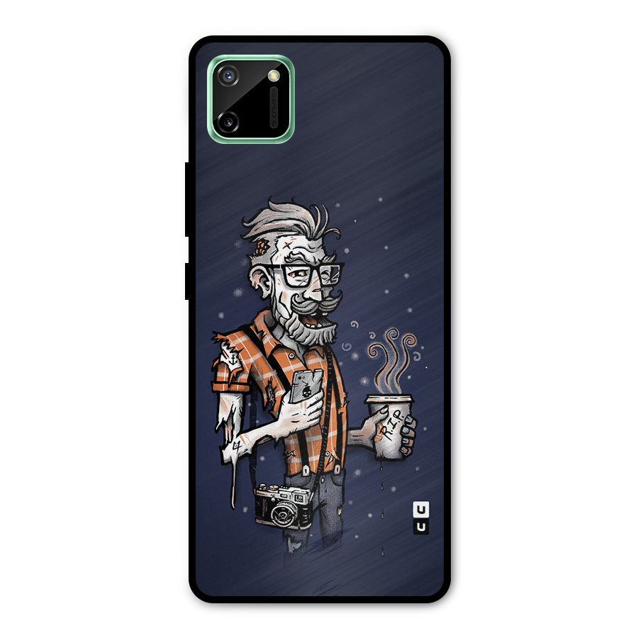 Photographer illustration Metal Back Case for Realme C11