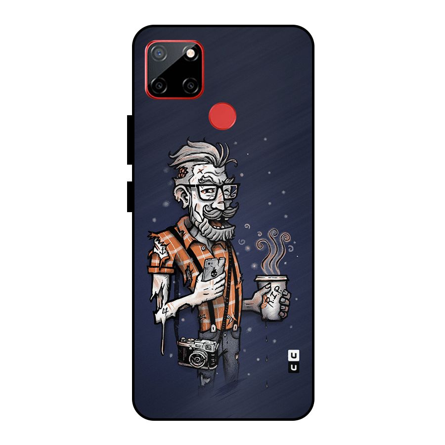 Photographer illustration Metal Back Case for Realme C12