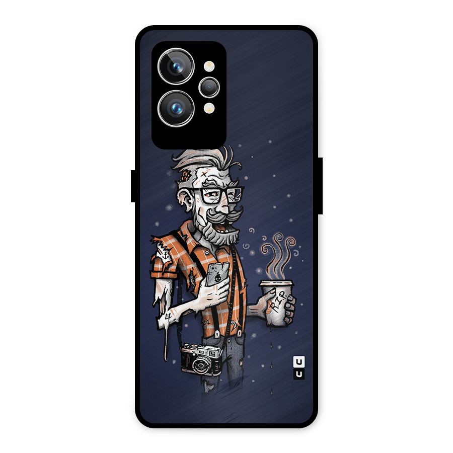 Photographer illustration Metal Back Case for Realme GT2 Pro