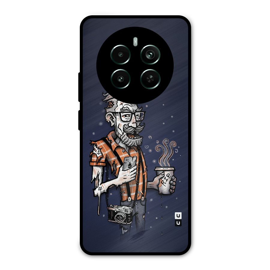 Photographer illustration Metal Back Case for Realme Narzo 70 Pro