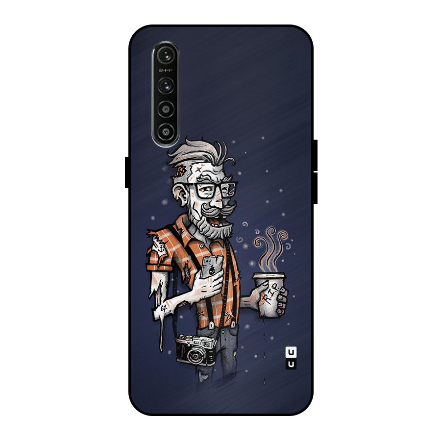 Photographer illustration Metal Back Case for Realme XT