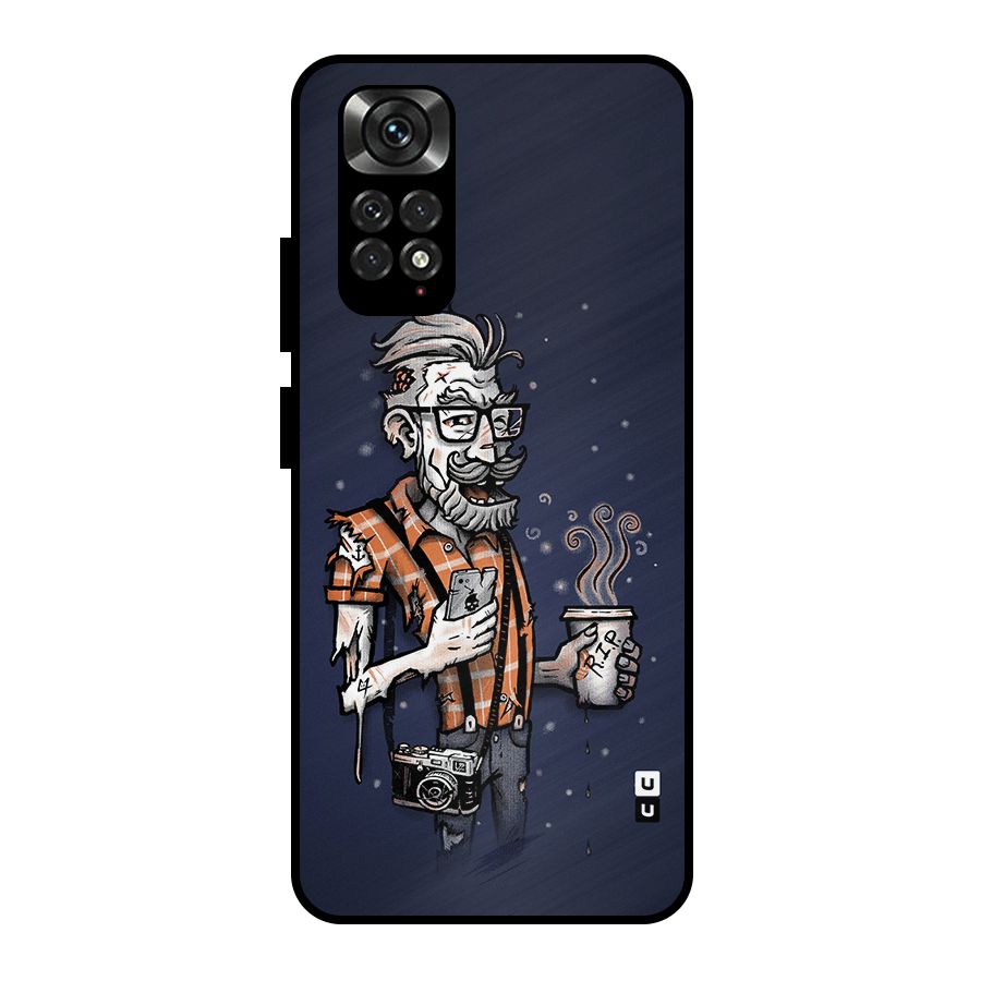 Photographer illustration Metal Back Case for Redmi Note 11 Pro Plus 5G