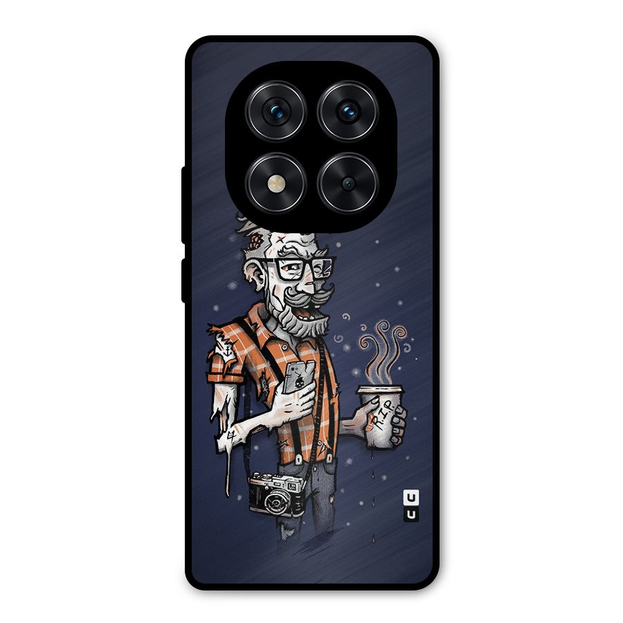 Photographer illustration Metal Back Case for Redmi Note 14 Pro 5G