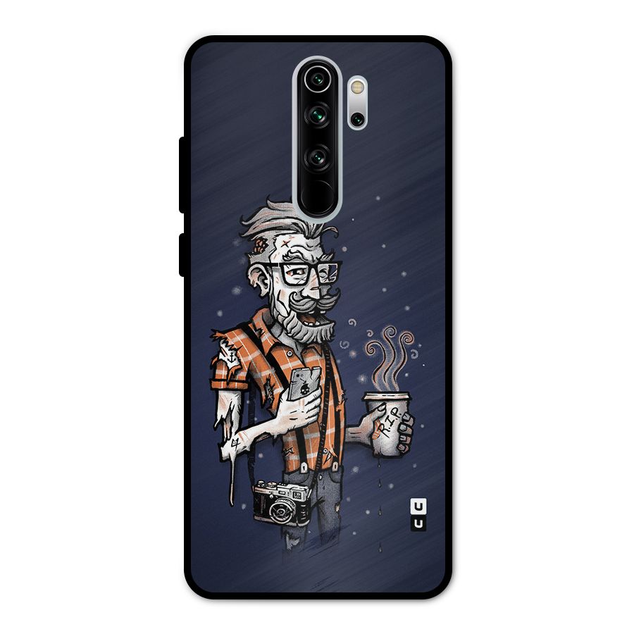 Photographer illustration Metal Back Case for Redmi Note 8 Pro