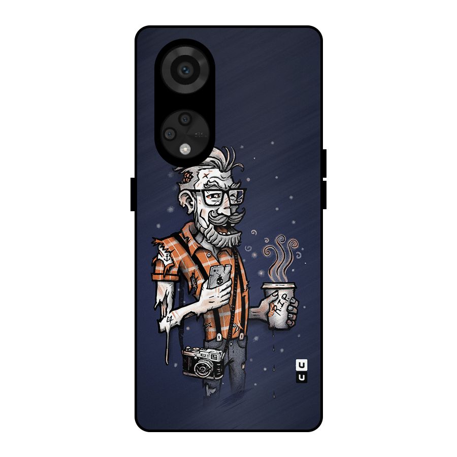 Photographer illustration Metal Back Case for Reno8 T 5G