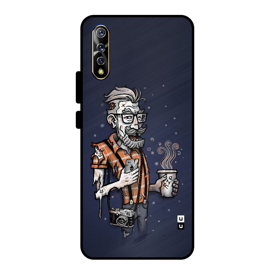 Photographer illustration Metal Back Case for Vivo S1
