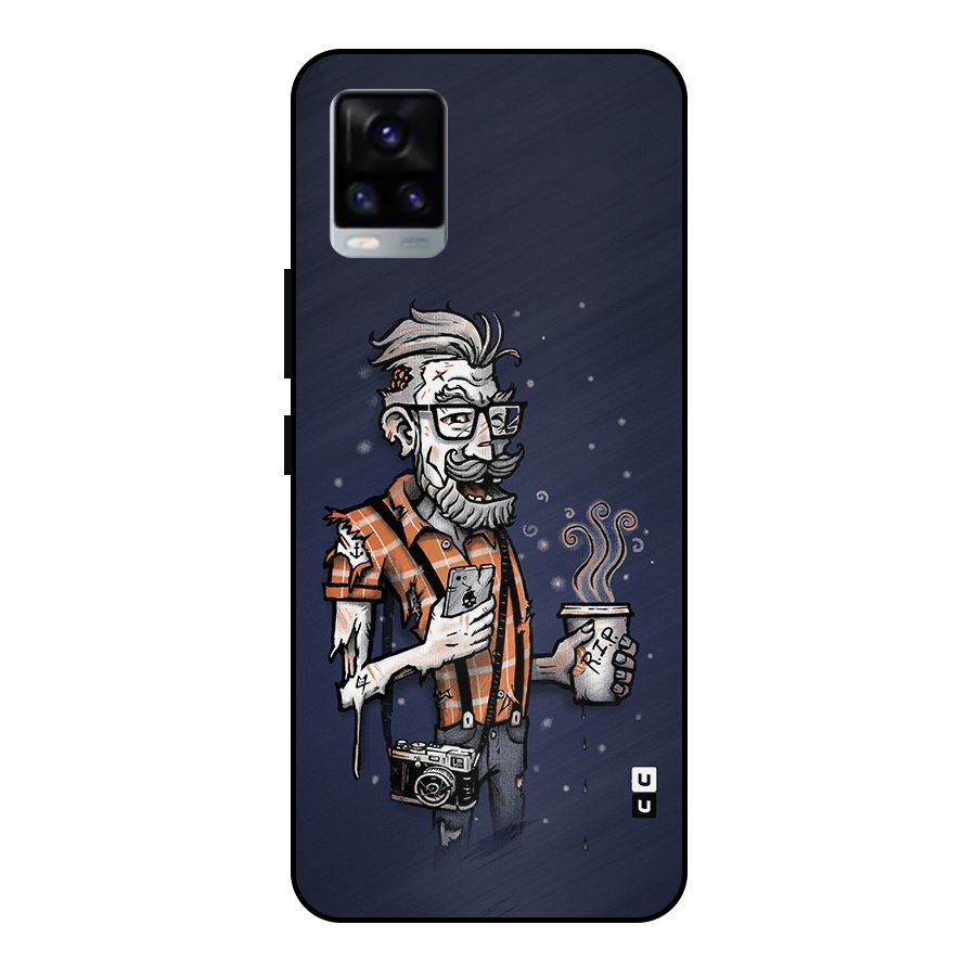 Photographer illustration Metal Back Case for Vivo V20