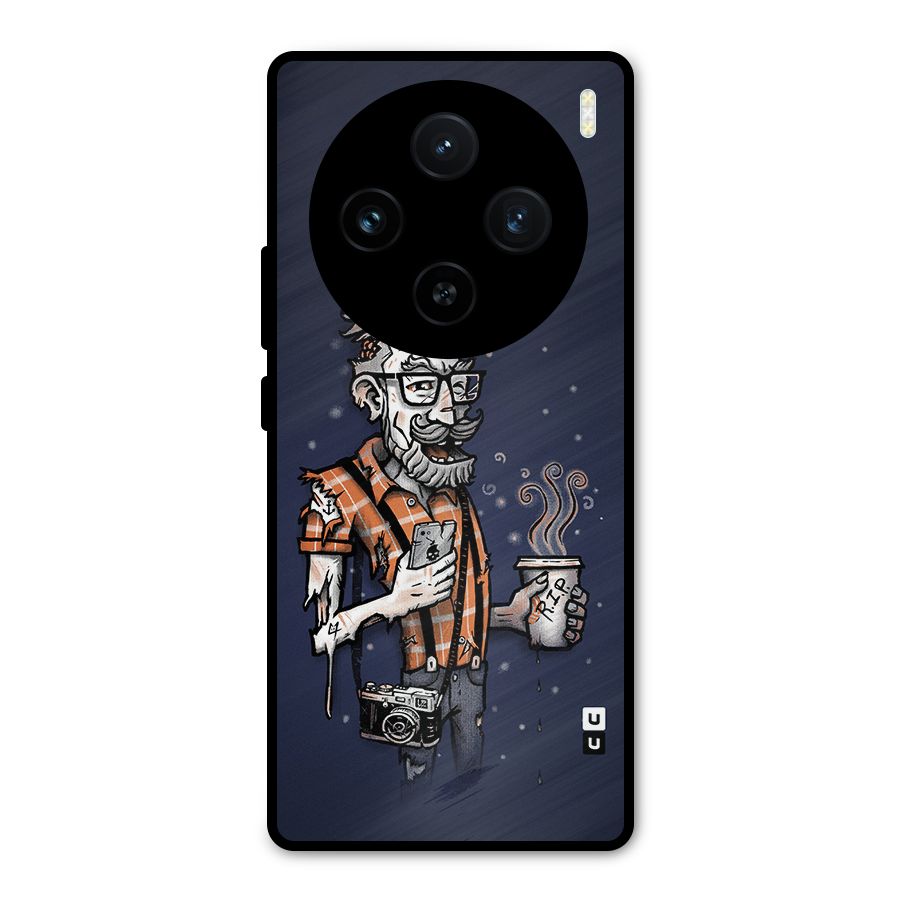 Photographer illustration Metal Back Case for Vivo X100