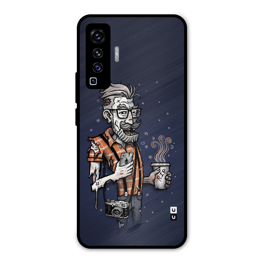 Photographer illustration Metal Back Case for Vivo X50