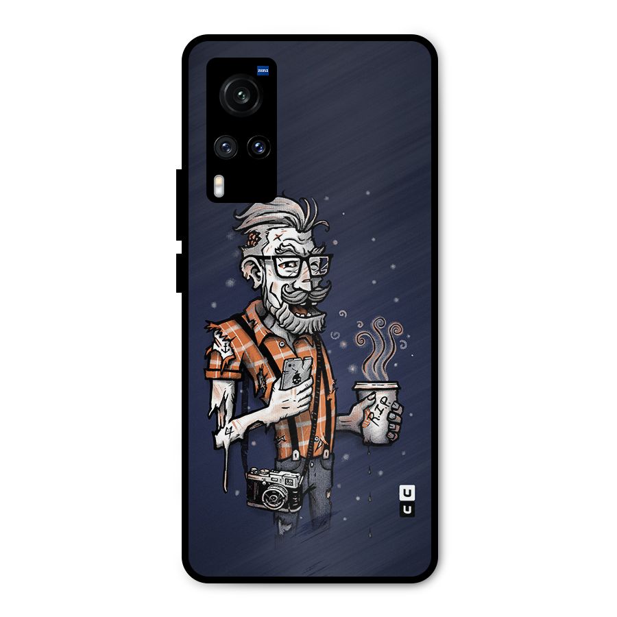 Photographer illustration Metal Back Case for Vivo X60