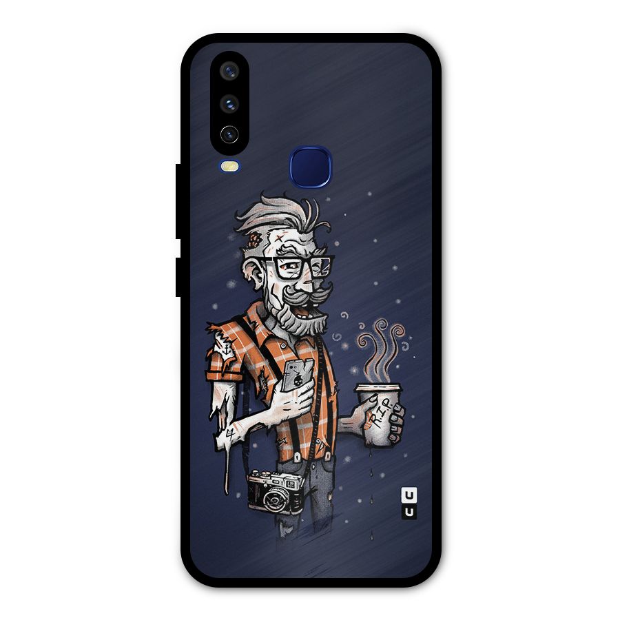 Photographer illustration Metal Back Case for Vivo Y12