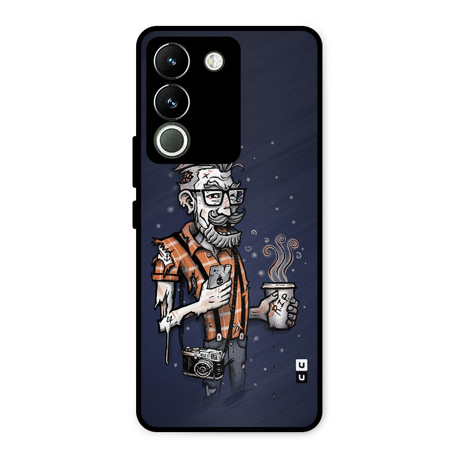 Photographer illustration Metal Back Case for Vivo Y200