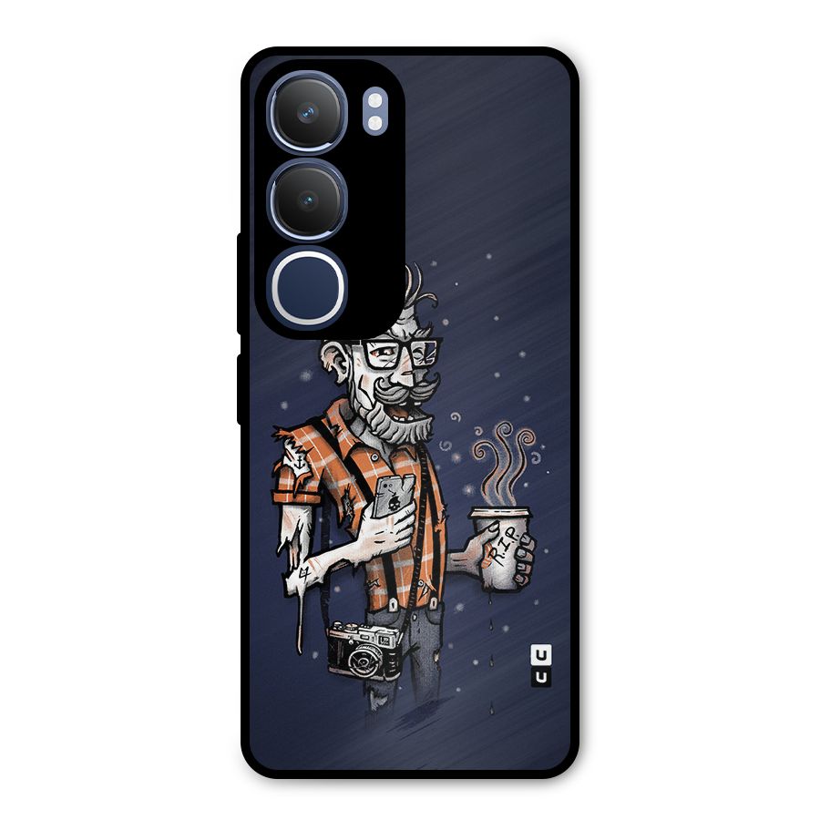 Photographer illustration Metal Back Case for Vivo Y29