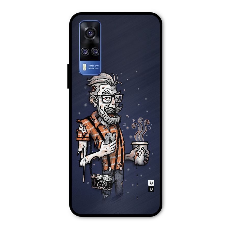 Photographer illustration Metal Back Case for Vivo Y51A