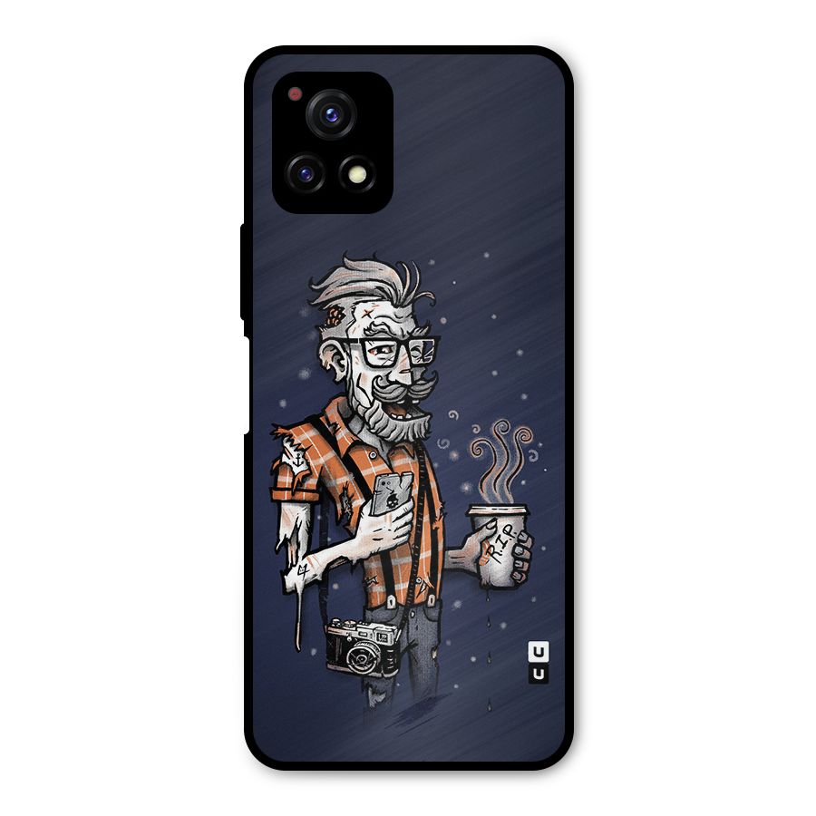 Photographer illustration Metal Back Case for Vivo Y72 5G