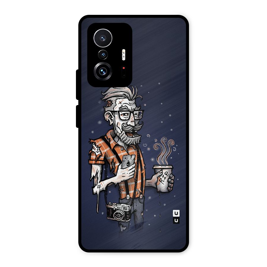 Photographer illustration Metal Back Case for Xiaomi 11T Pro