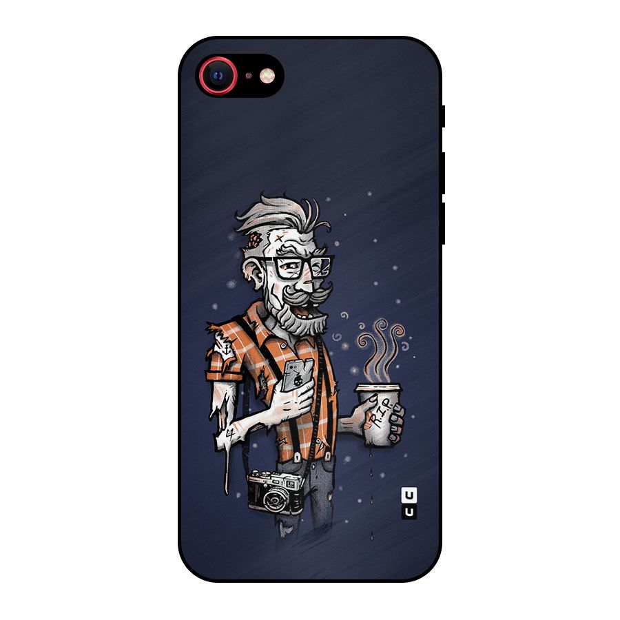 Photographer illustration Metal Back Case for iPhone 7